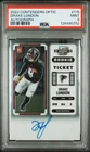 2022 CONTENDERS OPTIC AUTO #115 DRAKE LONDON ROOKIE RC PSA 9