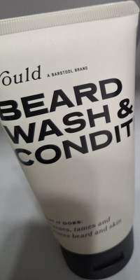 Coul d Beard Wash & Conditioner Tube w/ Shea Butter, Coconut Oil, Beeswax