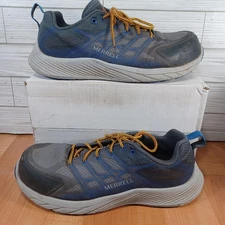 Merrell Moab Flight Shoes Mens Size 9 Wide Gray Carbon Fiber Toe EH J005229W