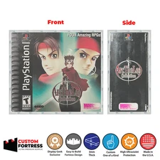 Custom Acrylic Hard Case for ARC THE LAD COLLECTION FOR PS1 Video Game Boxes