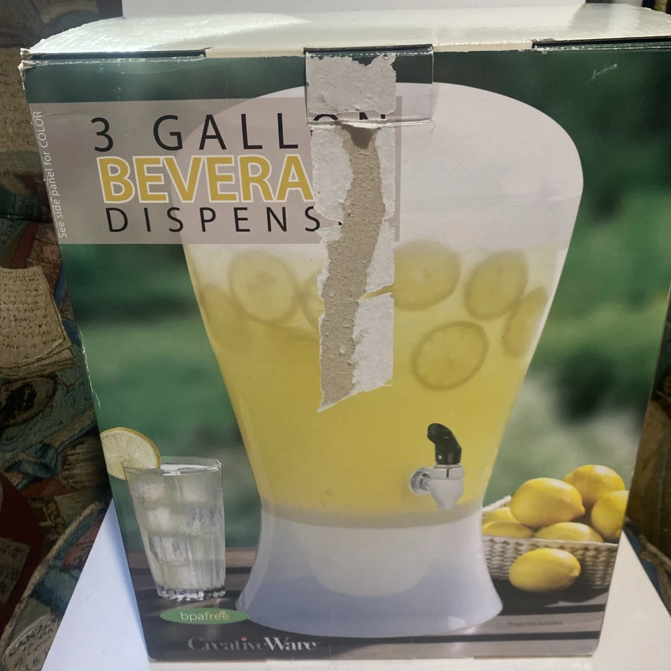 Dispensador de bebidas irrompible CreativeWare de 3 galones (11 litros) Foto 3 de 4