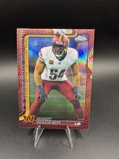 2025 Topps Chrome football- Bobby Wagner pigskin #299 Washington Commanders ￼￼