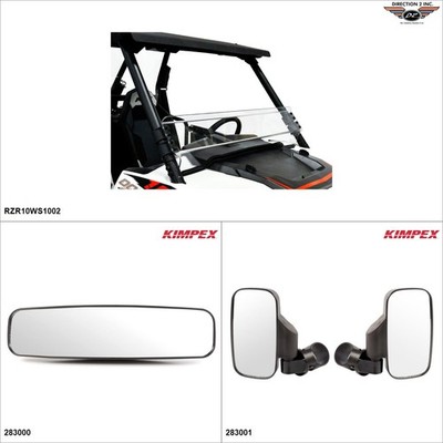 Direction2 Short Kit Windshield/mirrors - Kit #10118