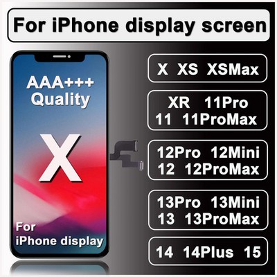 OLED für iPhone X XR XS Max LCD Incell für 11 12 Bildschirm Digitizer Baugruppe