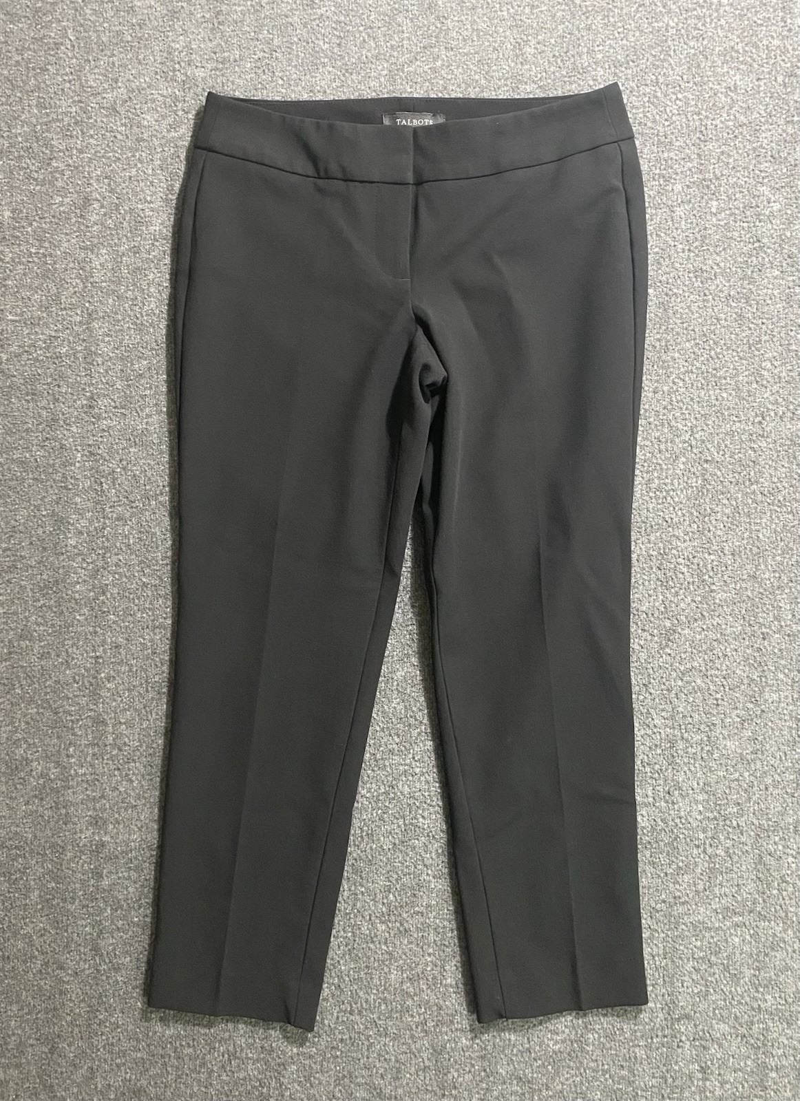 Talbots Petites Black Heritage Dress Pants Tailored Office Career Size 4P