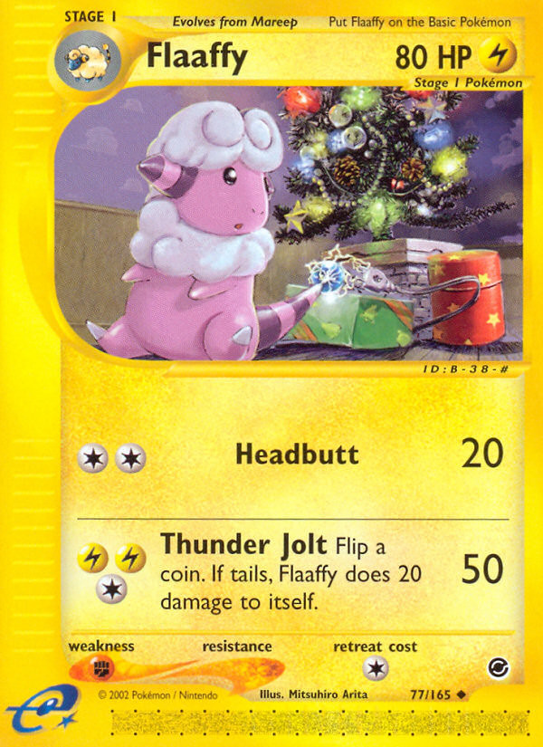Flaaffy 77/165 Uncommon Expedition Base Set Pokemon Near Mint