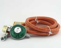 Druckminderer 50Mbar Gasregler Mit Propanschlauch 150Cm Gasminderer Druckregler