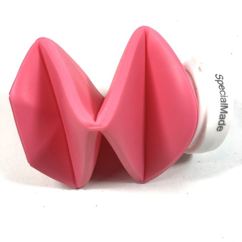 SPECIAL MADE Collapsible Water Bottles Pink Leakproof Valve Reusable ...