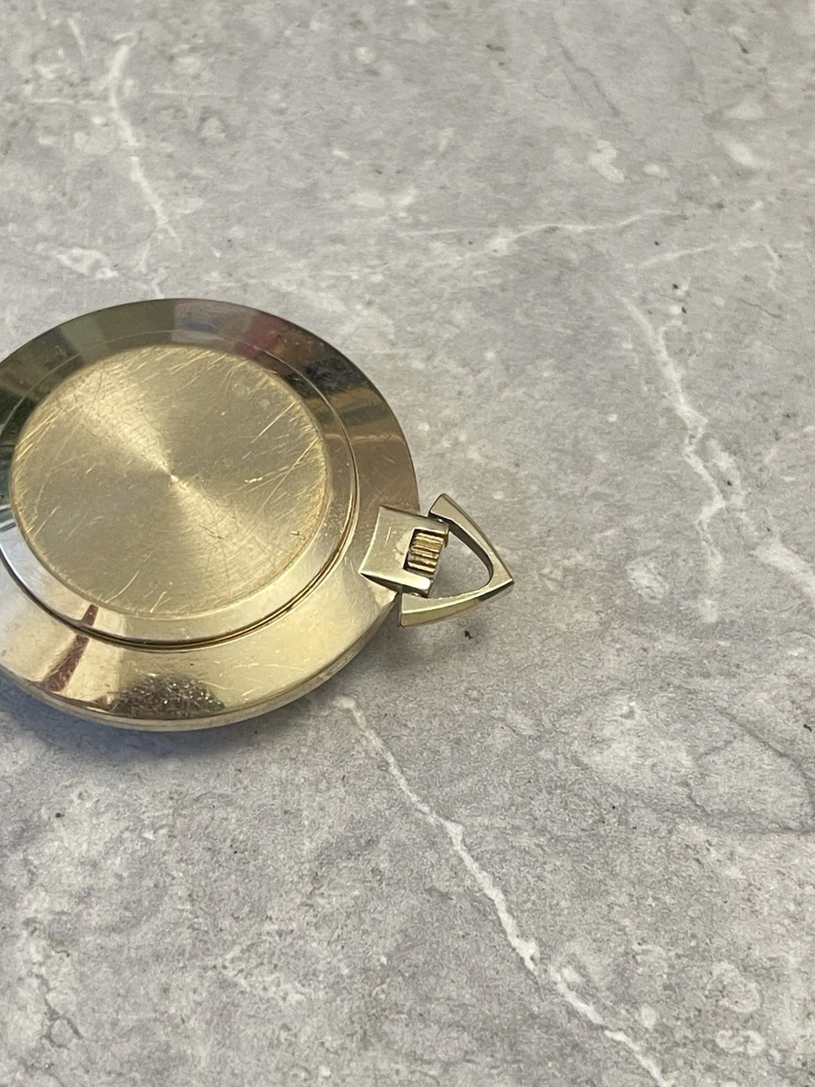 Reloj Bolsillo Mecánico Sekonda 19 Joyas Esfera Romana Blanca Fecha Colgante URSS 218