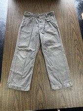 Vintage Wrangler Gray Corduroy Pants Boys Size 27x23 Faded Youth