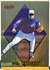 1999 Bowman's Best Mo Vaughn Gold Chrome Foil #5 Anaheim Angels