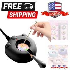 Electric Wax Seal Stamp Warmer,Black Electrice Sealing Stamp Warmer Melter fo...