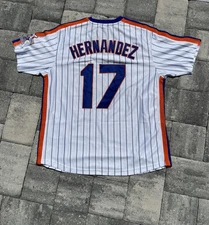 Keith Hernandez Jersey New York Mets1986 WS Retro Throwback Stitched XL