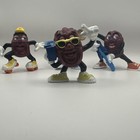 Set of 7 California Raisins 1980s Miniatures Collectible Figures  — photo 6