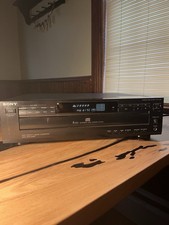 Sony CDP-C325 Compact Disc Player Black See Description 