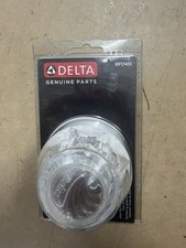 Replacement for Delta Faucet RP17451 Single Clear Knob Handle Tub/Shower Kit OEM
