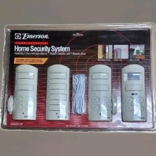 Emerson Home Security System SMA0415P 2 Alarms, Motion Detector and Siren NEW 