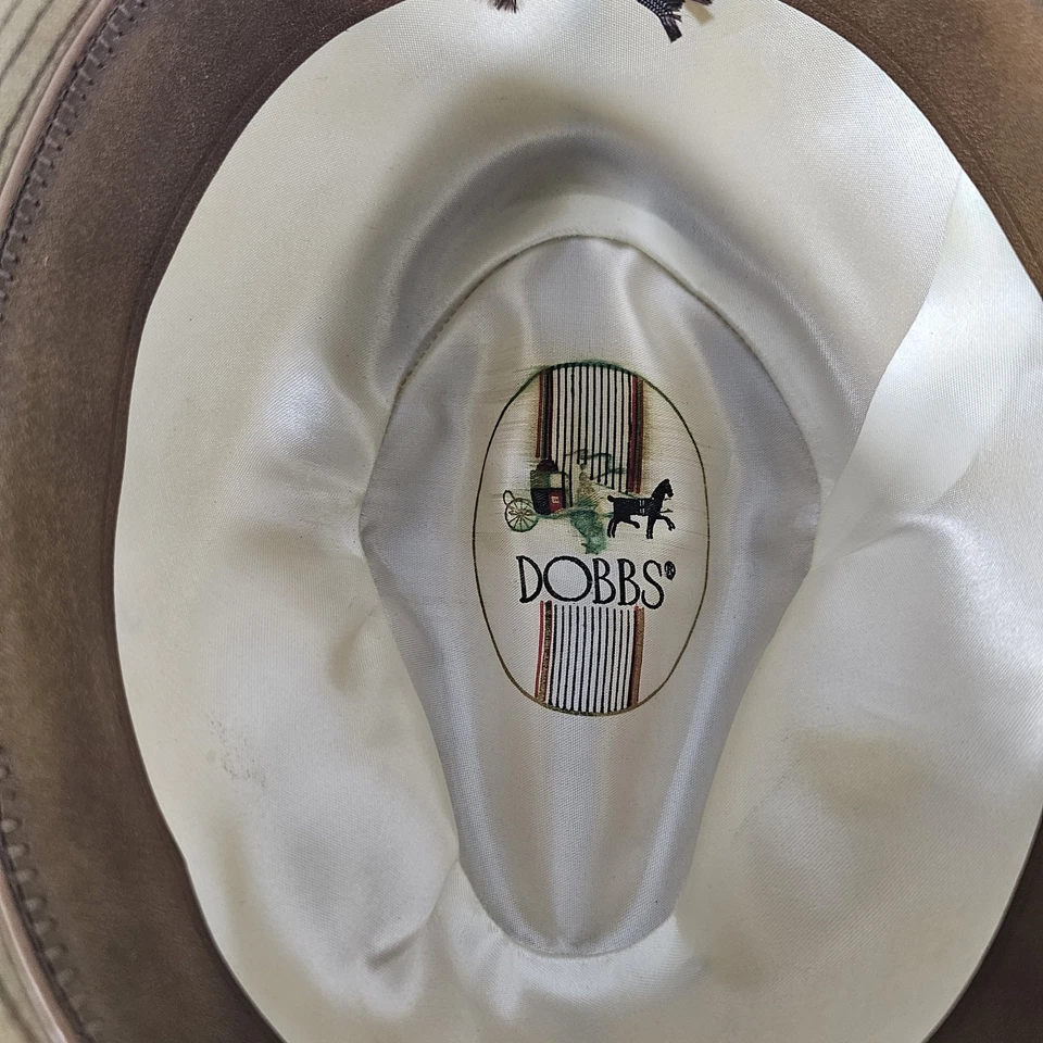 Vintage Dobbs Mens Hat Size 7.5 - Image 4 of 4