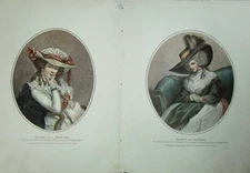 Old Antique Print Thoughtfull Women Single Life Marriage Smith Ward Art