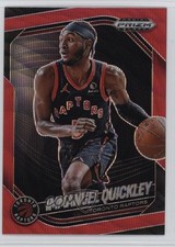2024-25 Panini Prizm Black Ruby Wave Prizm Immanuel Quickley #77 14mf