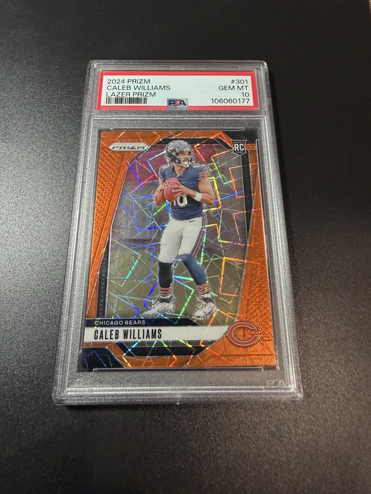 Caleb Williams **ROOKIE LAZER PRIZM** PSA10 GEM MINT GRADE! 🔥💥