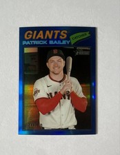 2026 Topps Heritage - Patrick Bailey #57 Chrome Blue Refractor 144/150