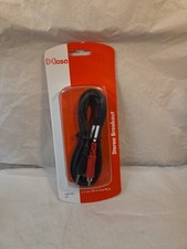 1 HOSA CMR-206 1/8" 3.5mm TRS TO DUAL RCA STEREO BREAKOUT CABLE 6FT
