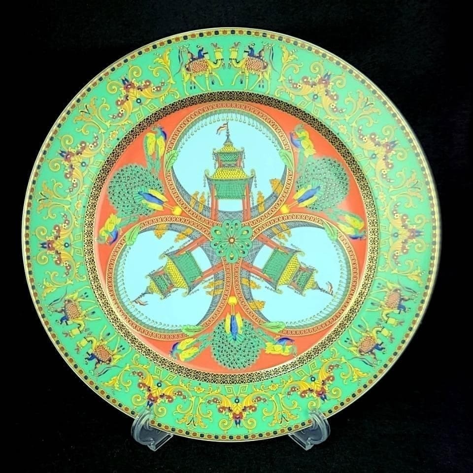 Rosenthal Versace Marco Polo Plate 12" Charger Porcelain Germany Pre-owned NoBox thumbnail 2