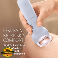 Philips Epilator Series 8000 Cordless Wet Dry 3 Accessories 60min BRE708/00