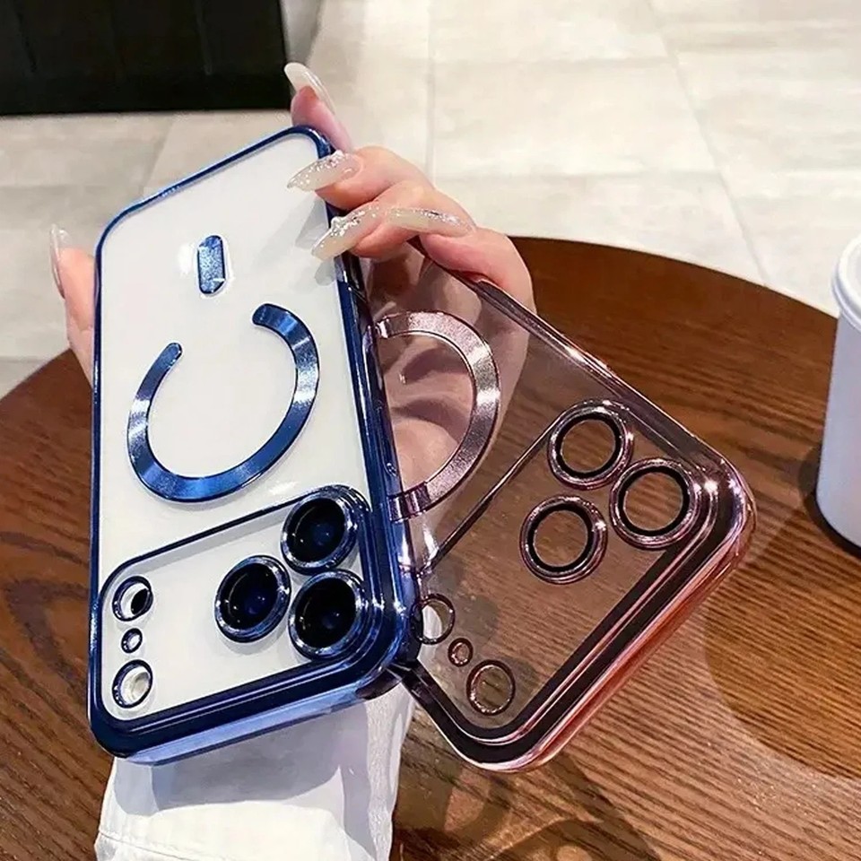 For iPhone 17 Air 16 15 14 13 12 11 Pro Max Case Magnetic Camera Lens ...