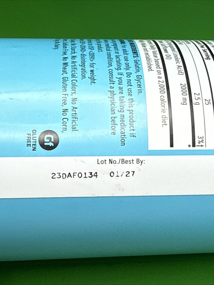 GNC Total Lean CLA 180 Count Stimulant Free Support for Muscle Tone 1/27 - Image 3 of 3