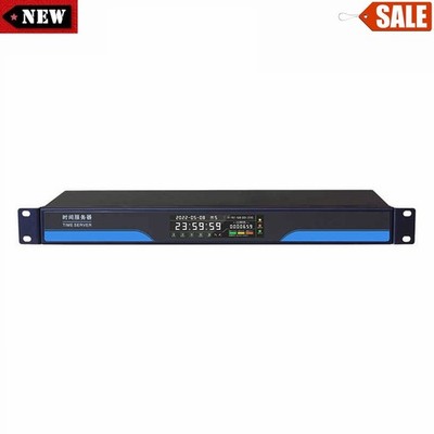 Network Time Server with OCXO for GPS PTP Clock NTP Server 30m Antenna +2 Port *