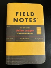 *SEALED* Field Notes FNC-34b Utility Ledger 3-Pack Spring 2017 Limited Edition