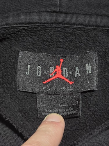 Neu Nike Air Jordan Flight MVP Fleece Hoodie, Größe L. Farbe Schwarz - Bild 7 von 15