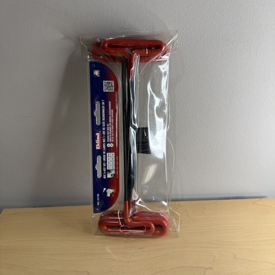Eklind Standard 9 In. Arm Cushion Grip T-Handle Hex Key Set, 8-Piece