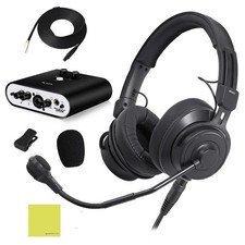 Audio Technica Headset Broadcast Stereo Headset with Hypercardioid Dynamic Bo...