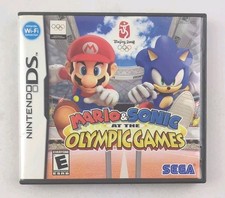 Mario Sonic at the Olympic Games Nintendo DS Case Manual ONLY Beijing 2008