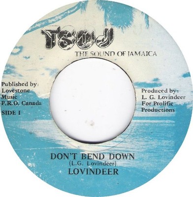 Lovindeer - Don't Bend Down, 7'', (Vinyl)