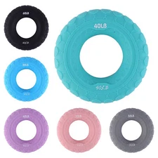 Hand Grip Strengthener Rings Silicone Hand Gripper Finger Extensor Trainer