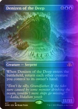 MTG Denizen of the Deep (417/520) Dominaria Remastered LP FOIL