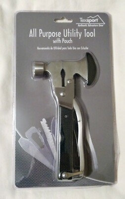 Texsport - All Purpose Multi-Functional Utility Tool w/ Pouch