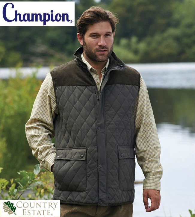 Champion Men's Arundel Warm Fleece Lined Padded Thick Gilet Bodywarmer Waistcoat
Opens in a new wind