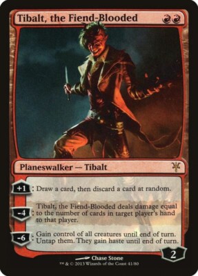 Tibalt, the Fiend-Blooded (FOIL) - Duel Decks Sorin vs. Tibalt (DDK) NM MTG