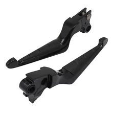 Gloss Black Brake Clutch Levers For 1996-2007 Electra Road Street Glide King