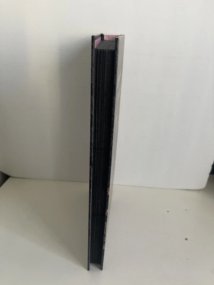 Álbum de fotos 300 bolsillos para fotos 4x6 3 por página cubierta floral negra Foto 3 de 4