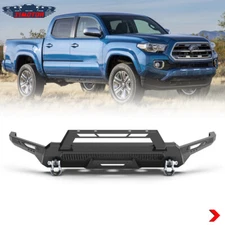 Front Bumper Kit For 2016-2023 Toyota Tacoma Steel W/2*D-Rings+Turn Signal Light