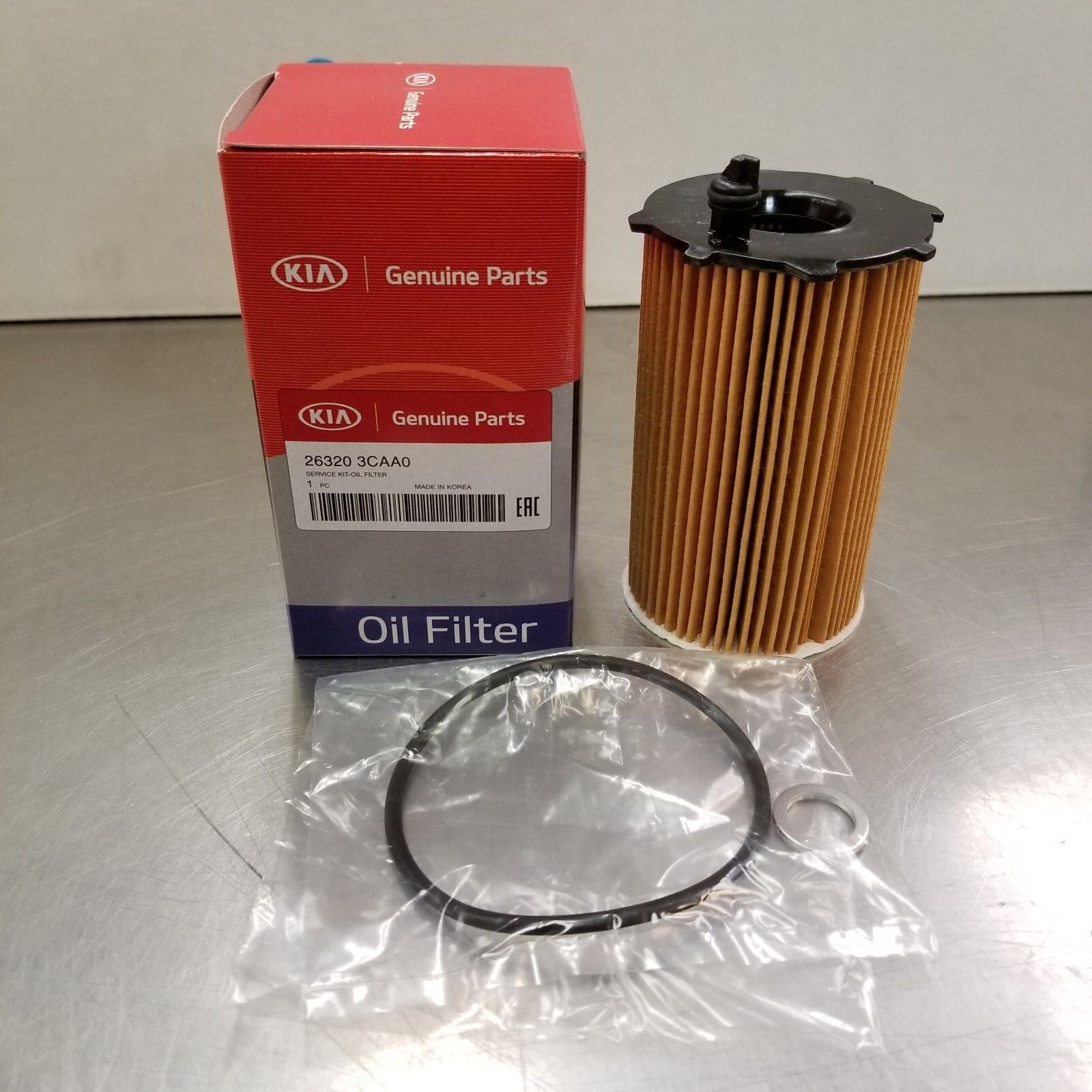 OEM KIA CARTRIDGE OIL FILTER - FITS MULTIPLE VEHICLES 3.3L & 3.5L - SEE LIST