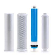 Reverse Osmosis Replacement Filter Set RO Cartridges 4 stage w/ 50 GPD Membrane