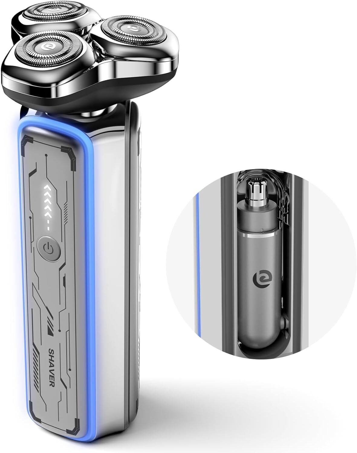 Built-in Nose Trimmer Ipx6 Rechargeable
