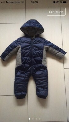 Schneeanzug Bellybutton 80